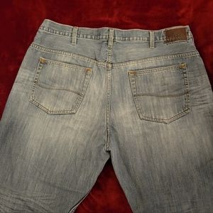 Men's Relaxed Bootcut Jeans, Size 40 × 30